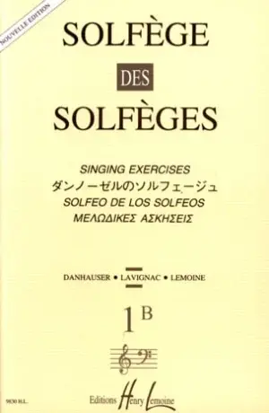 Solfege des Solfeges 1B