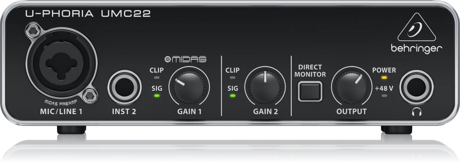 כרטיס קול UMC22 מבית Behringer