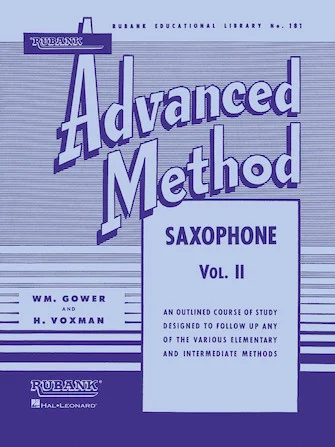 Rubank Advanced Method - Saxophone Vol. 2