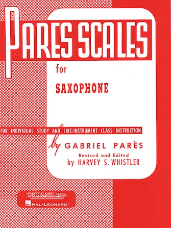 Rubank Pares Scales Saxophone