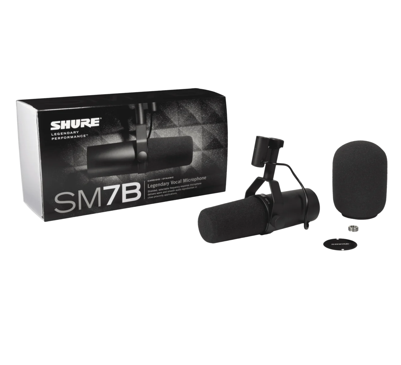 מיקרופון דינמי לסטודיו, רדיו וטלוויזיה Shure SM7B - תמונה 2