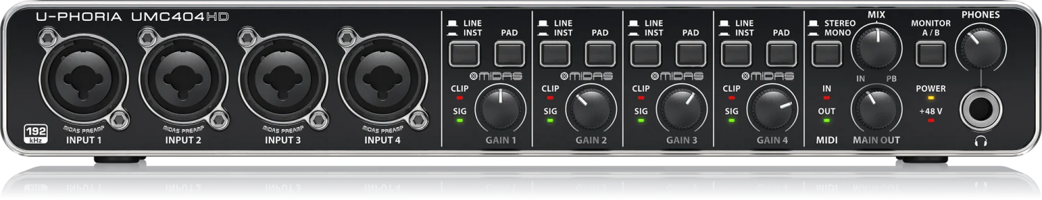 כרטיס קול דגם UMC404HD מבית BEHRINGER - תמונה 3