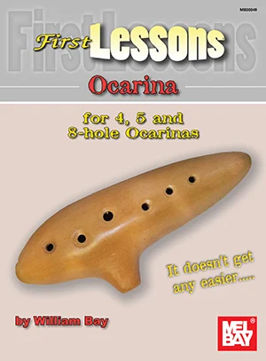 ספר לימוד לאוקרינה 4 / 5 / 8 חורים First Lessons Ocarina