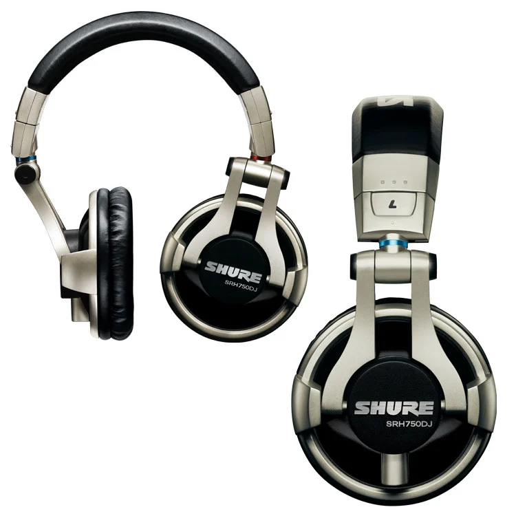 SHURE SRH750DJ - אוזניות די ג'י מעולות