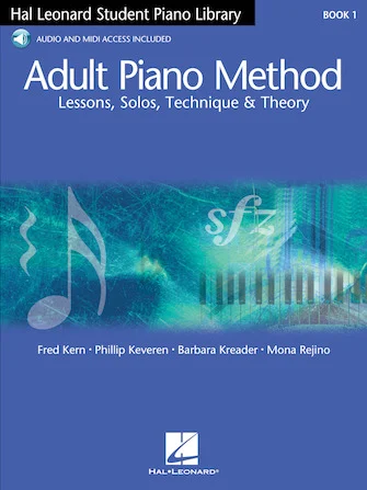 ספר תווים Hal Leonard Adult Piano Method - Book 1