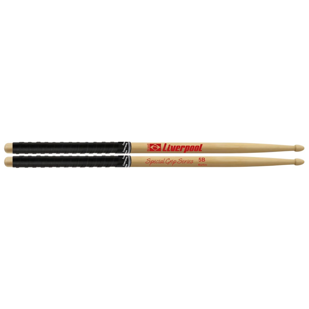 מקלות לתופים אחיזה מיוחדת Special Grip 5B Wooden Tip - Ivory מבית LIVERPOOL