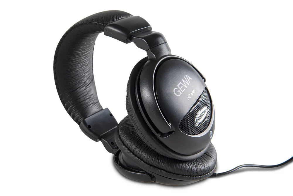 אוזניות סטריאו דינאמיות בצבע שחור GEWA HP ONE 170920