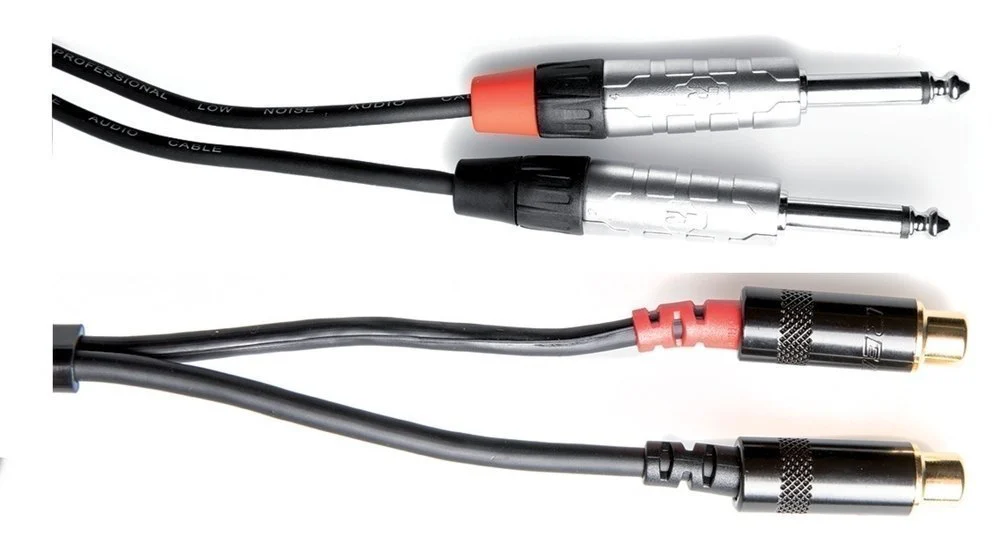 כבל TWIN אורך 1.5 מטר 2xPL 6.3 - 2x PL 6.3 connectors מסדרת PRO LINE מבית GEWA (Germany) - תמונה 2