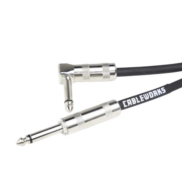 כבל לגיטרה 3 מ' פלג זוית Gator GCWB-INS-10RA Backline Series 10 Foot Strt to RA Cable - תמונה 2