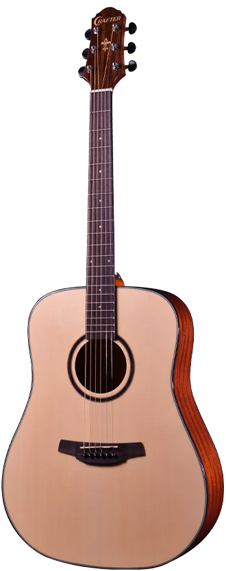 גיטרה אקוסטית HD-250/N בצבע טבעי SILVER Series מבית Crafter