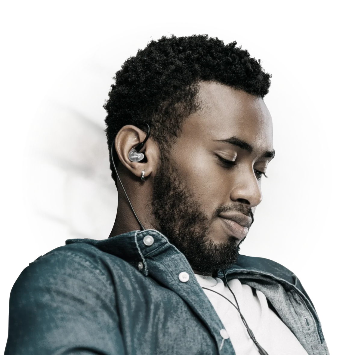 אוזניות Shure AONIC 4 In-ear בצבע לבן - תמונה 3
