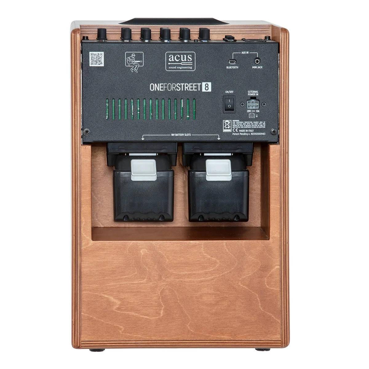 מגבר לאקוסטית נטען Acus Sound ONE FORSTREET 8 WOOD 90W rms Acus Sound - תמונה 4