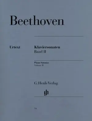ספר תווים Beethoven Piano Sonatas, Volume II