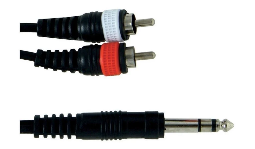 כבל Y אורך 1.5 מטר PL(s) 6.3 - 2xRCA מסדרת BASIC LINE מבית GEWA (Germany) - תמונה 2