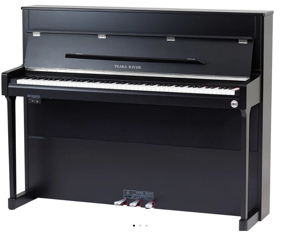 פסנתר חשמלי עומד F-80 מסדרת MUSICIAN עם מקלדת איטלקית FATAR בצבע שחור מבית Pearl River