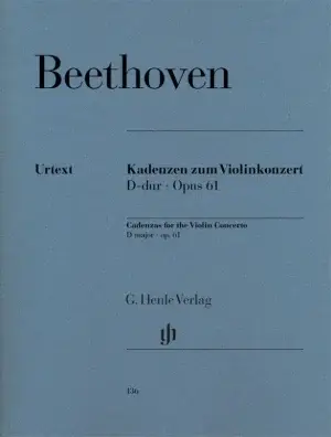 BEETHOVEN Cadenzas for the Violin Concerto D major op. 61