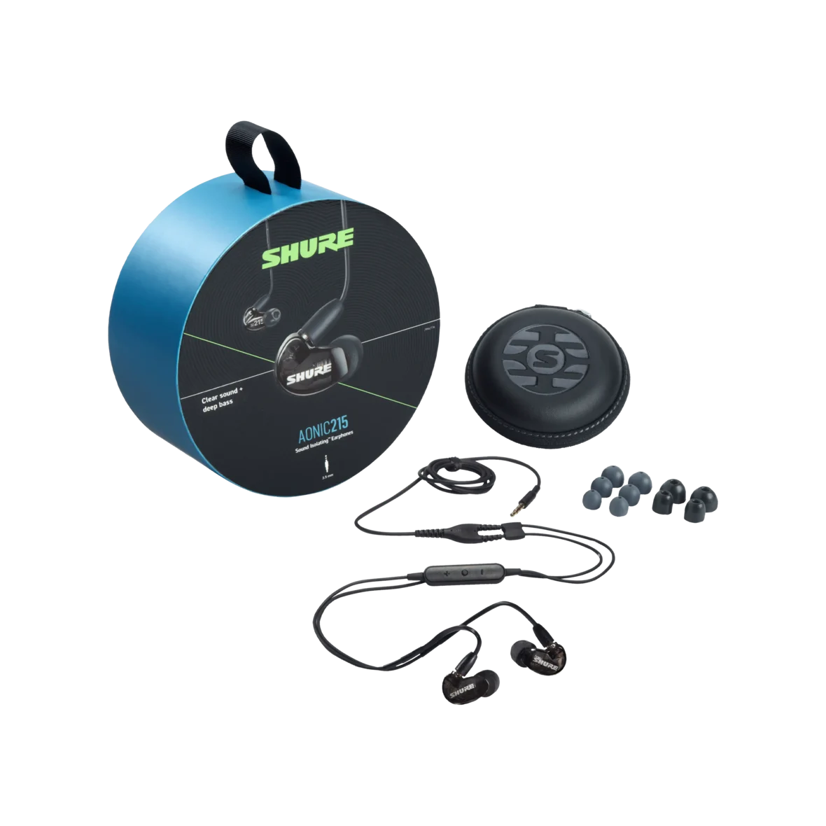 אוזניות Shure AONIC 215 In-ear בצבע שחור - תמונה 3