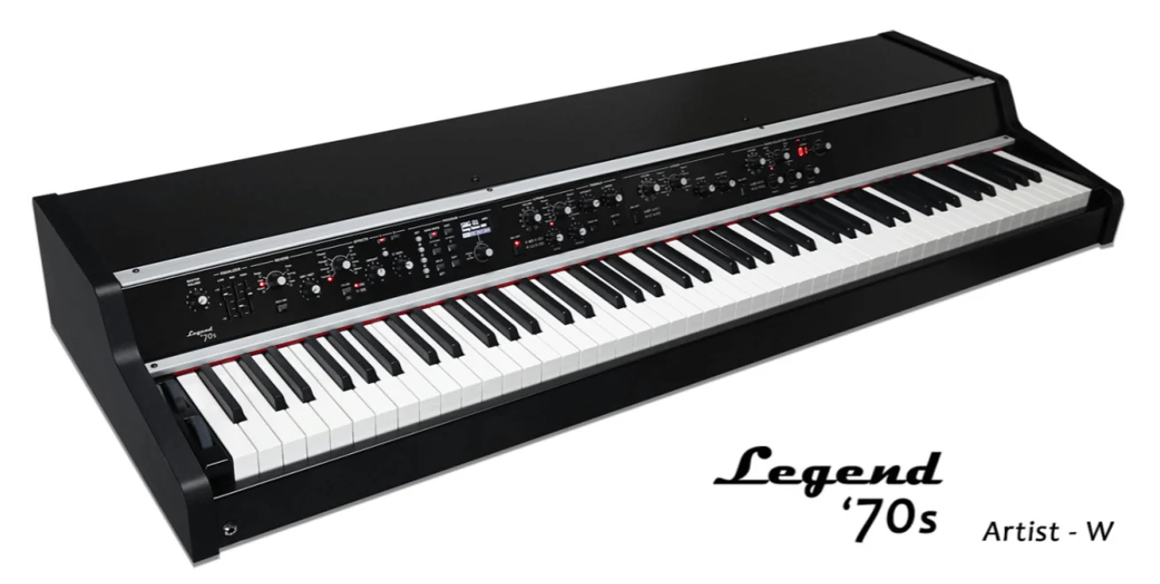 פסנתר במה מקצועי 88 קלידים שקולים מעץ LEGEND ’70s Artist-W Basic מבית VISCOUNT