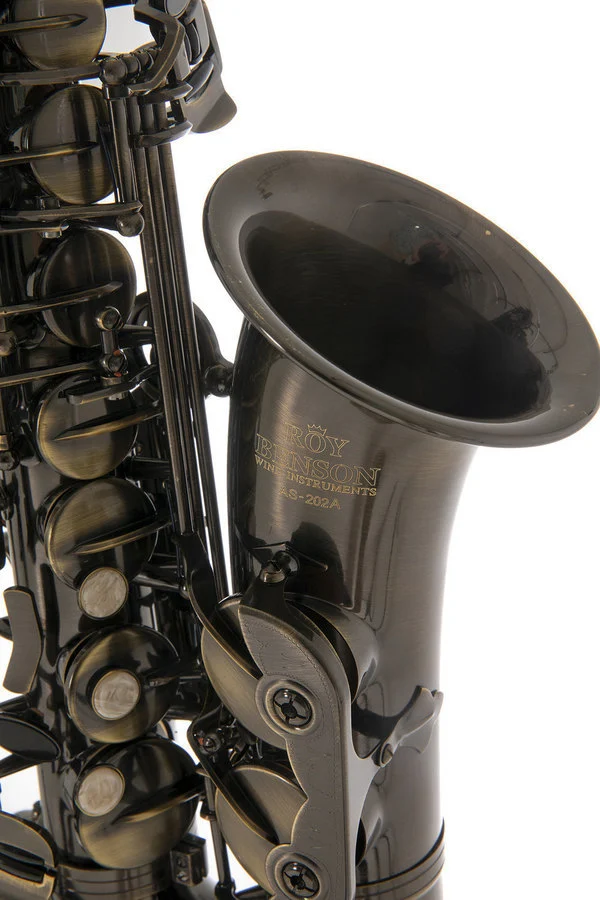 סקסופון אלט מצופה antique lacquered של המותג ROY BENSON AS-202A כולל תיק RB700611 מבית GEWA (Germany) - תמונה 5