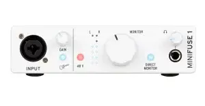 כרטיס קול מקצועי Arturia Minifuse 1 בצבע לבן