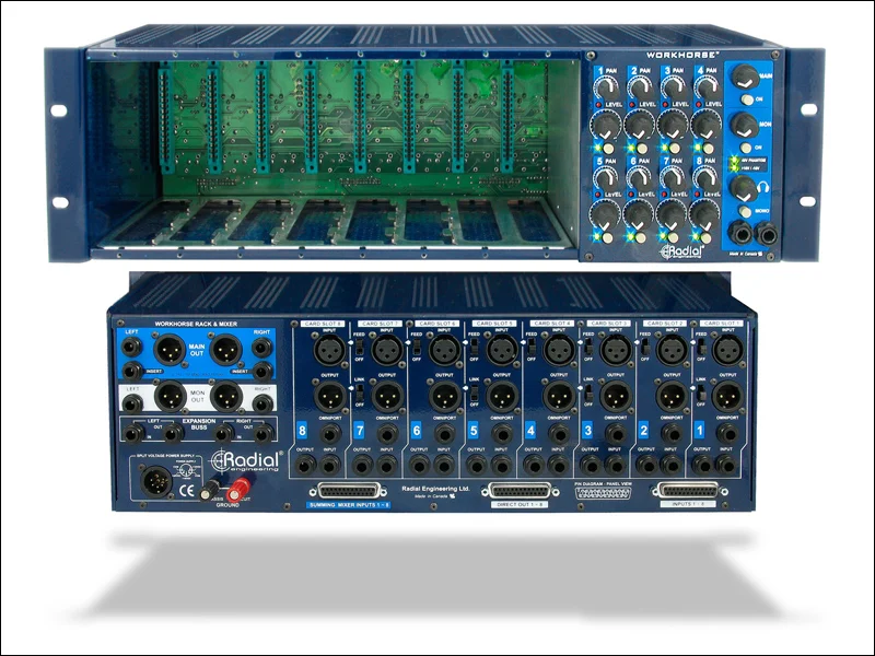 מארז מיקסר ל 8 מודולים מסדרת Radial Workhorse 500