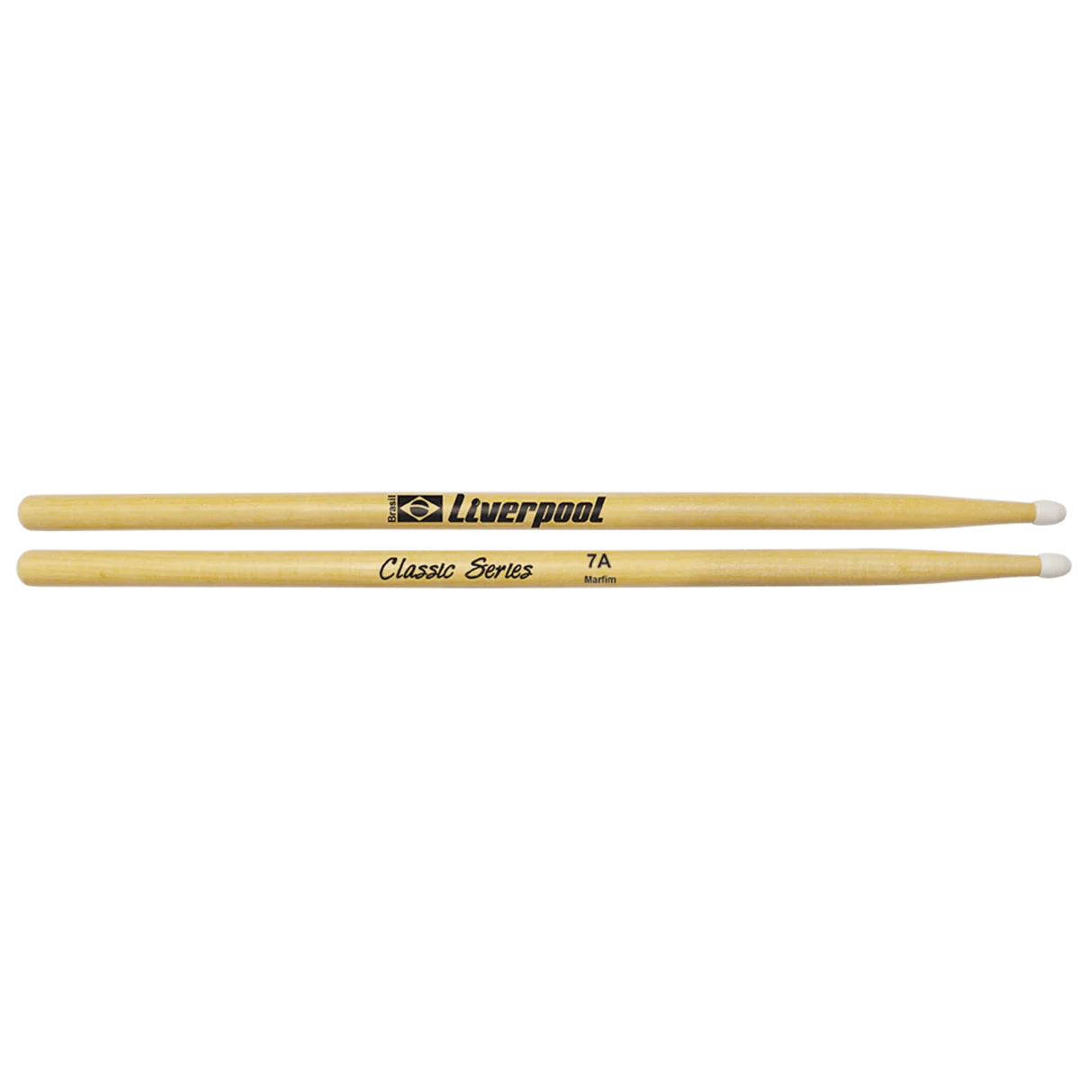 מקלות לתופים Classic Series 7A Nylon Tip מבית LIVERPOOL