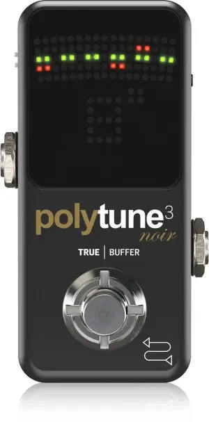 פדל טיונר לגיטרה TC ELECTRONIC POLYTUNE NOIR