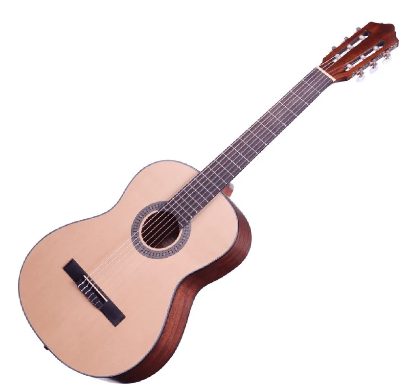 גיטרה קלאסית HC-100/OPN בצבע טבעי + תיק מרופד מבית CRAFTER