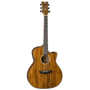 גיטרה אקוסטית מוגברת AXS Exotic מעץ Koa של חברת Dean