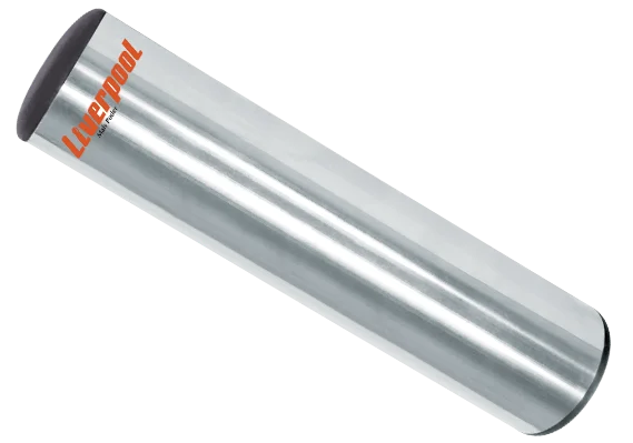 שייקר M בצבע כסף Cylindrical ganzá/shaker מבית LIVERPOOL