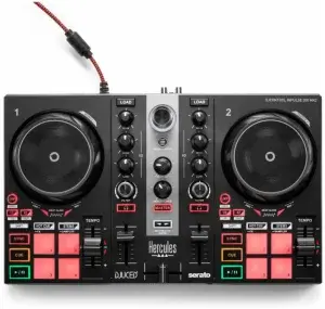 קונטרולר מתקדם קופמפקטי ונייד לתקליטנים MKII Hercules Dj