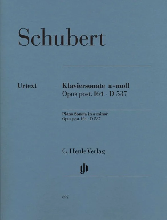 ספר תווים Schubert: Piano Sonata a minor op. post. 164 D 537