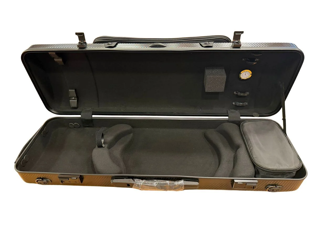 ארגז קשיח לכינור 4/4 מקרבון LE MANS VC-CF450 Violin Case Oblong Carbon Composite 4/4 - תמונה 2