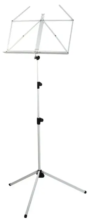 עמוד תווים מתקפל MUS-10W בצבע לבן 900683 מבית GEWA (Germany)