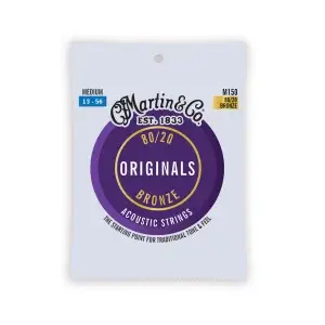 סט מיתרים 013 לגיטרה אקוסטית Martin Originals M150