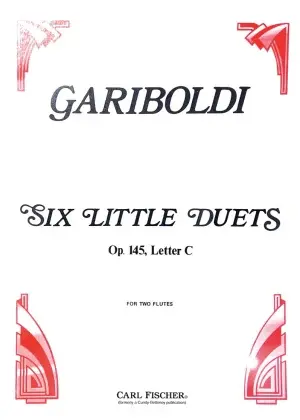 Gariboldi Six Little Duets Op. 145, Letter C (For Two Flutes)