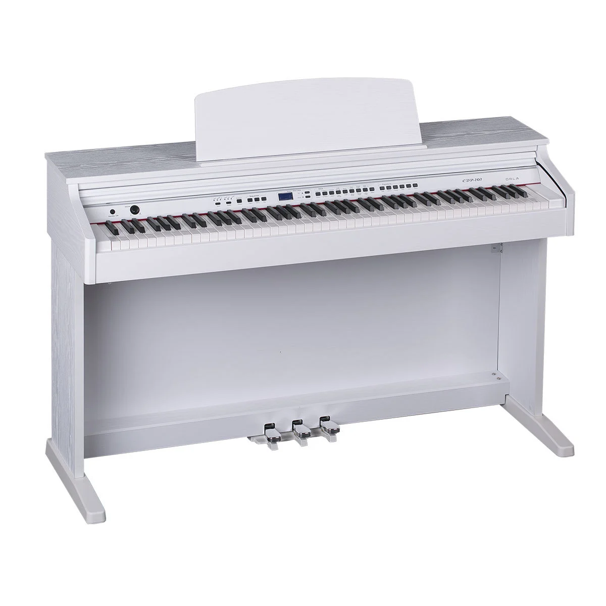 פסנתר חשמלי נייח לבן CDP101WH מבית Orla - תמונה 3