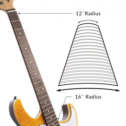 גיטרה חשמלית Cort G280 SELECT TBK Flamed Maple Top HSS - תמונה 4