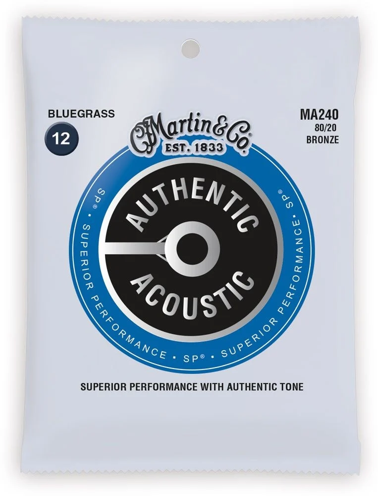 סט מיתרים 0.12 לגיטרה אקוסטית Martin Authentic SP MA240 80/20
