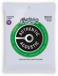 סט מיתרים 011 לאקוסטית Martin MA535S Marquis Phosphor Bronze Authentic Silked