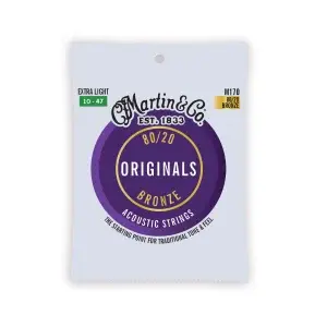 סט מיתרים 010 לגיטרה אקוסטית Martin Originals M170
