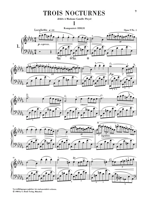 ספר תווים CHOPIN NOCTURNES - תמונה 3