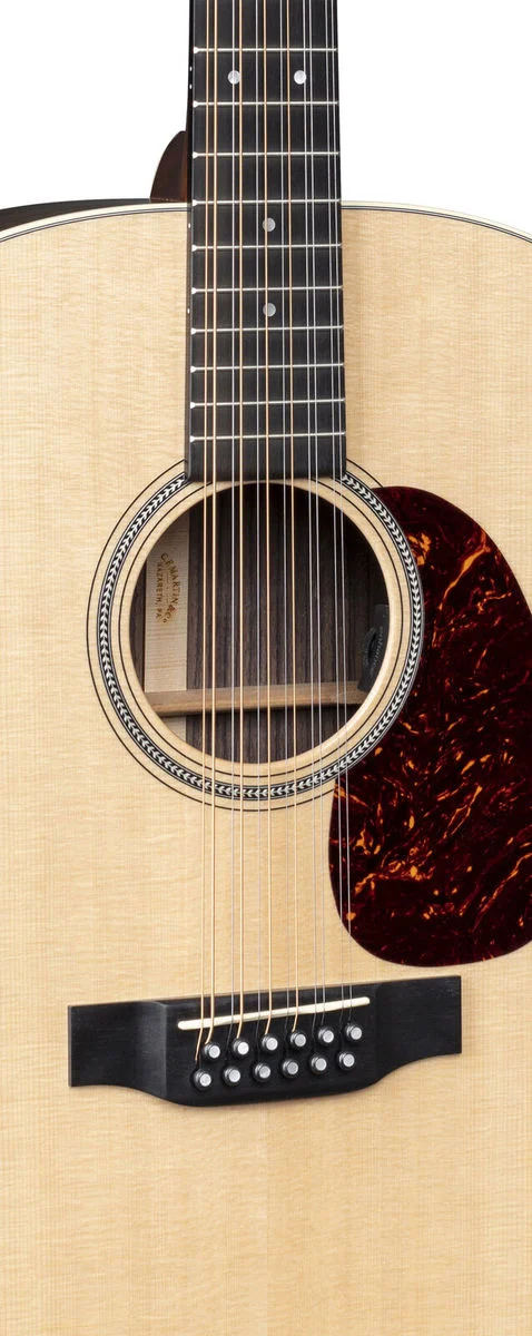 גיטרה אקוסטית 12 מיתרים מוגברת + נרתיק MARTIN GRAND J16E 12 STRING RW - תמונה 2