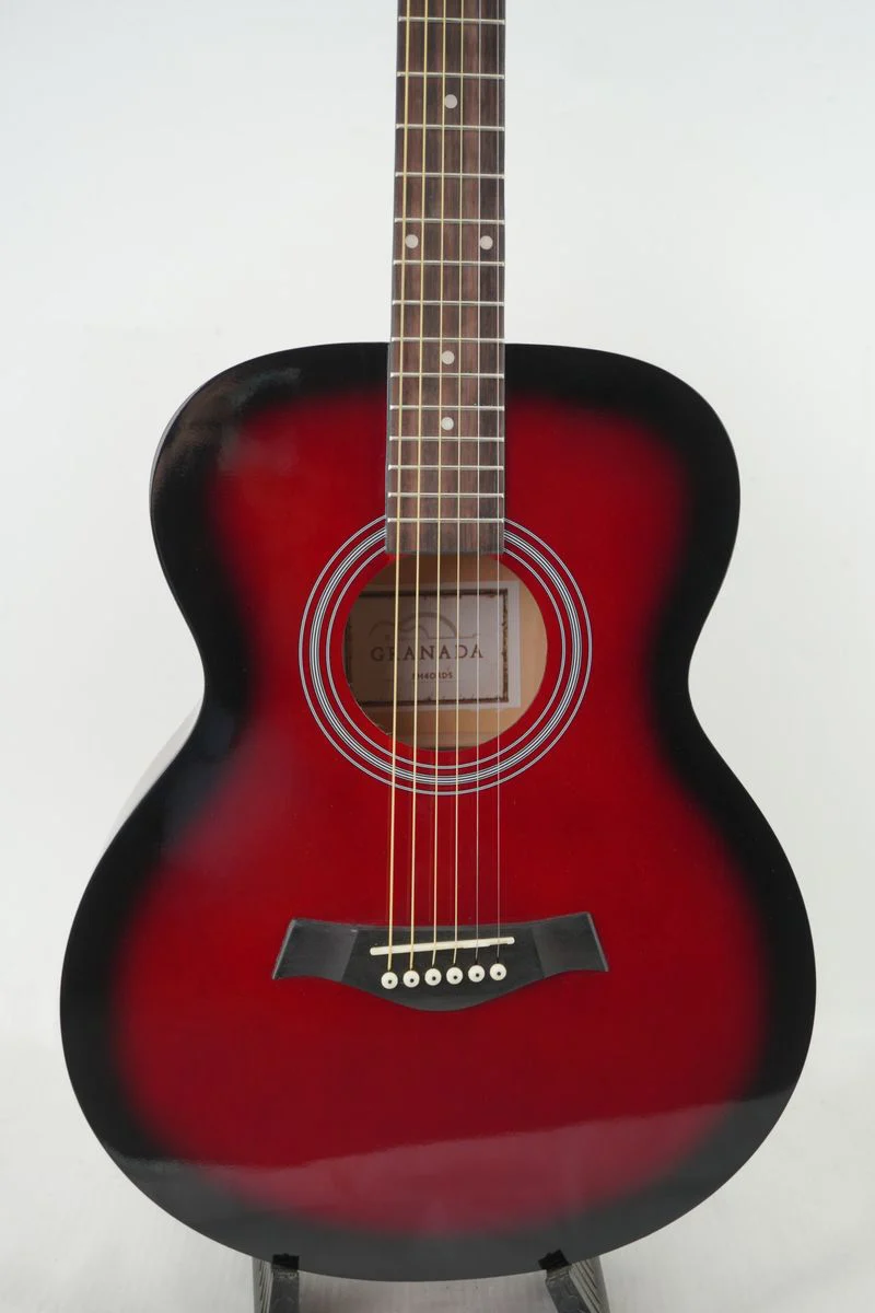 גיטרה אקוסטית + נרתיק GRANADA PH40RDS Redburst - תמונה 2