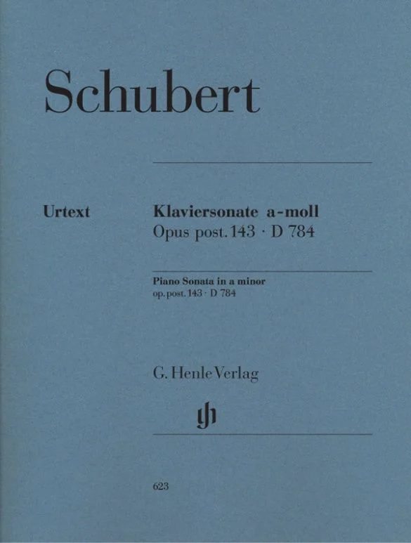 ספר תווים Schubert: Piano Sonata a minor op. post. 143 D 784