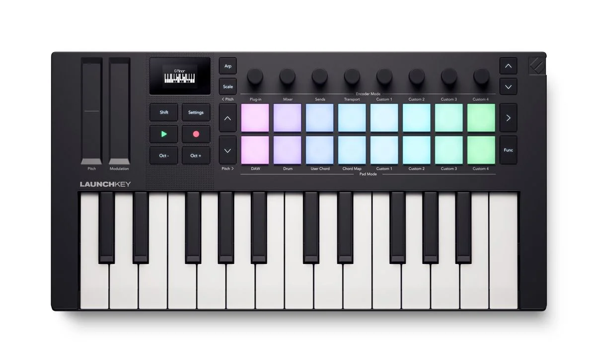 מקלדת שליטה Launchkey Mini 25 MK4 מבית Novation