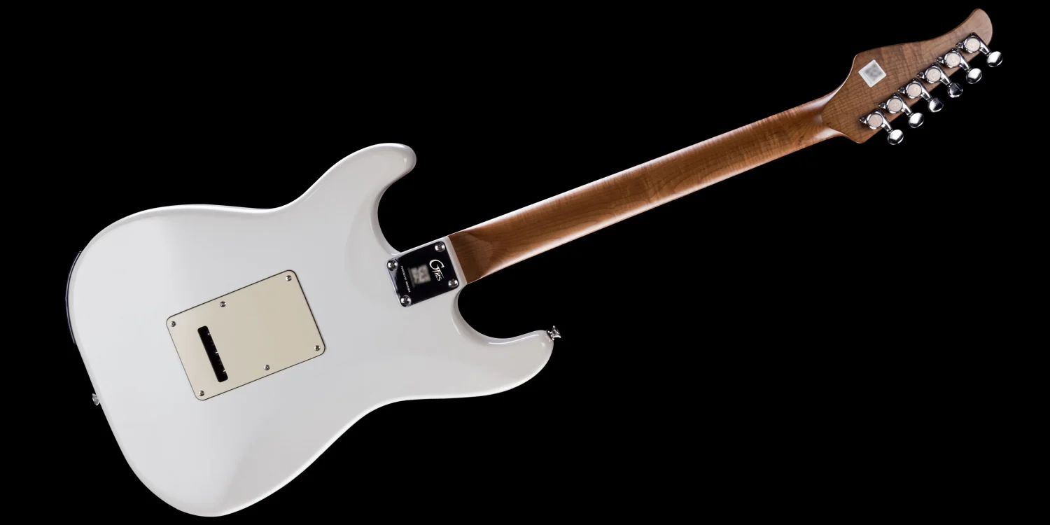 גיטרה חשמלית חכמה Mooer GTRS Professional P800 Intelligent Guitar - Olympic White - תמונה 2