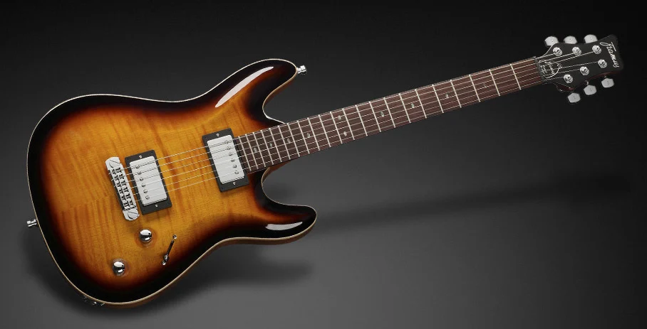 גיטרה חשמלית Framus FGPS Diablo Supreme Vintage Sunburst HP