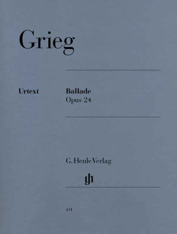 ספר תווים Grieg: Ballade op. 24