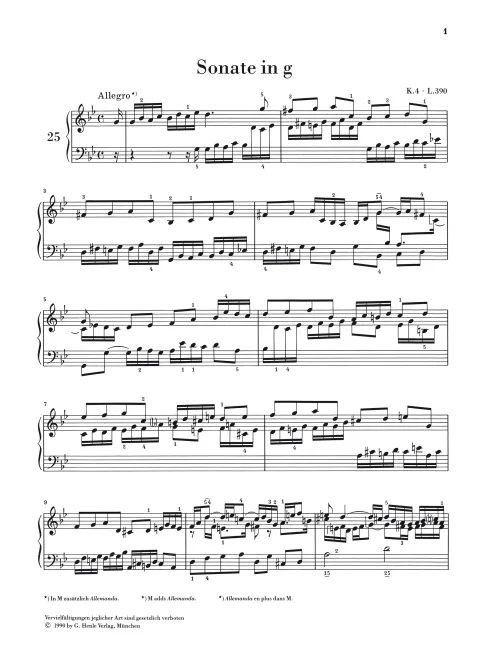 ספר תווים SCARLATTI Selected Piano Sonatas, Volume II - תמונה 3